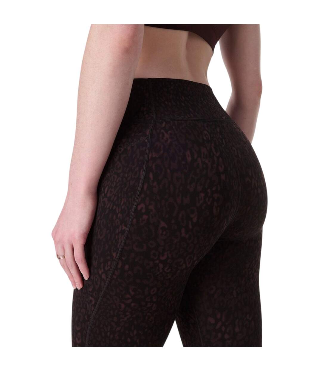 Legging Motif/style Panthère Ultimate Femme Marron Sweaty Betty-4