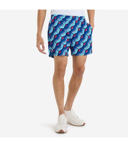 Umbro Mens Printed Swim Shorts (Regal Blue)