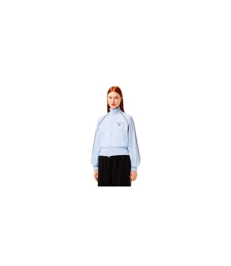 Womens/ladies Raglan Track Jacket Blue Lacoste