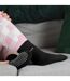 3 Pairs Ladies Thermal Indoor Slipper Socks with Grips-5