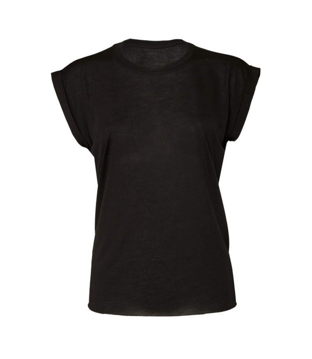 Tshirt femme noir Bella + Canvas-1