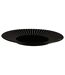 Lot de 6 Assiettes Plates Sun 27cm Noir-2
