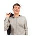 Mens Parker Plaid Cuffed Formal Shirt Greige Jack And Jones-4