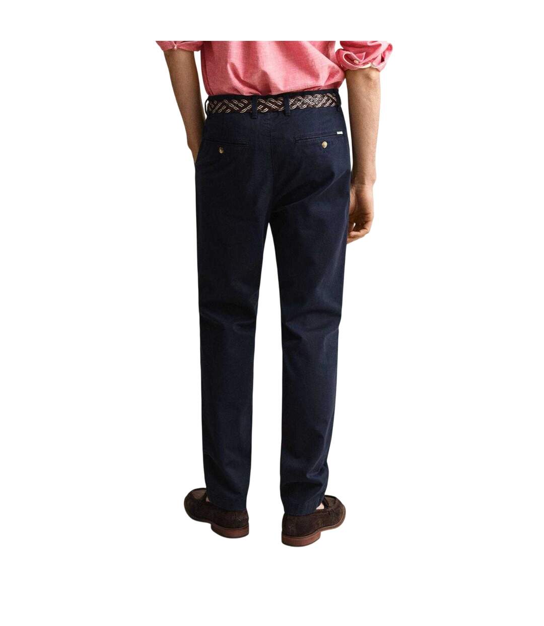 Mens Twill Chinos Evening Blue Gant-3