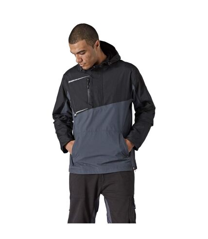 Dickies Mens Generation Overhead Contrast Waterproof Jacket (New Grey/Black) - UTFS9179