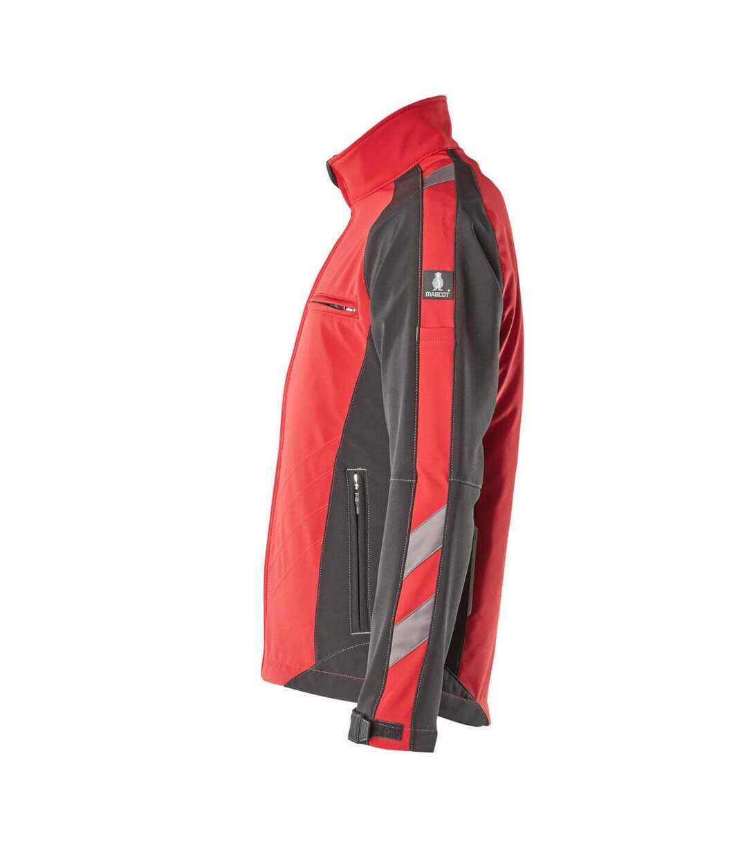 Veste Softshell Unique Dresden Homme Rouge Noir Mascot-3