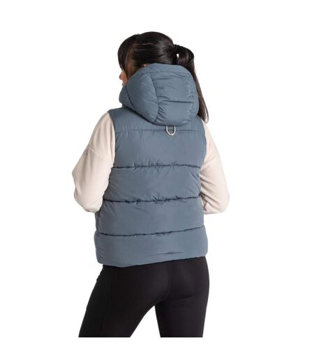 Womens/ladies Eilish Quilted Sleeveless Gilet Winter Sky Craghoppers