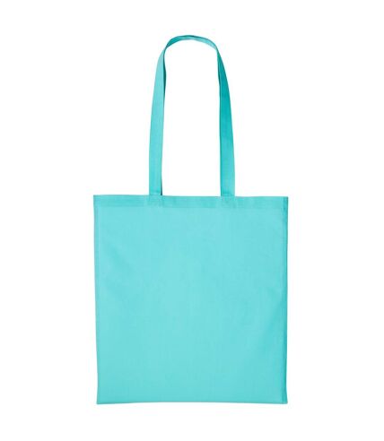 Plain Strong Shoulder Shopper Bag (Peppermint) (One Size)