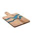 Azuur acacia wood serving board one size wood/blue MidOcean-2