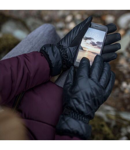 Ladies Quilted Waterproof Wind Resistant Thermal Gloves for Winter