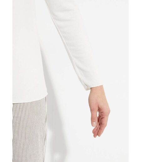 Pull fin avec angora et laine, col V