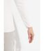 Pull fin avec angora et laine, col V-4