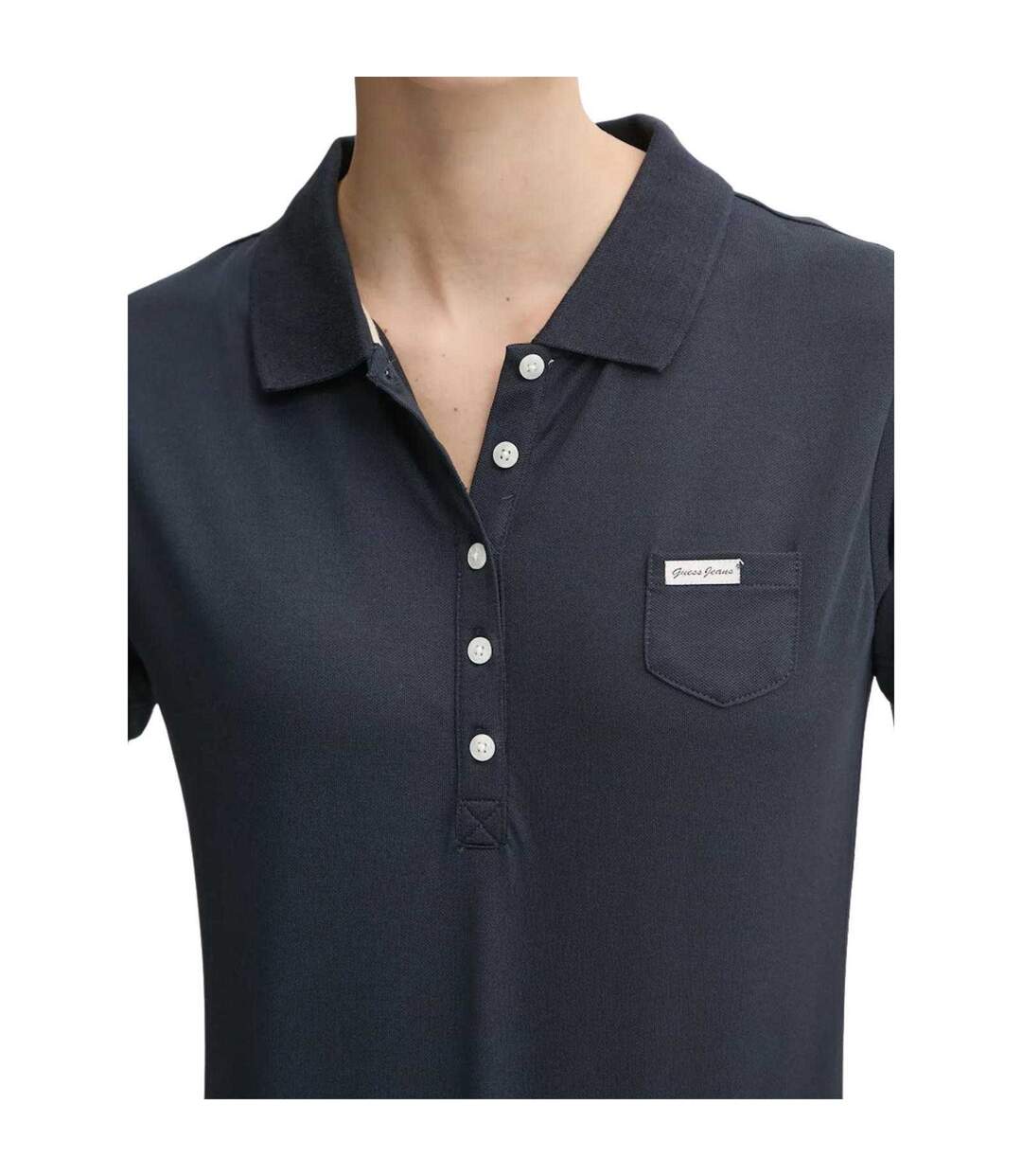 Polo Jeans Femme Bleu Marine Guess-3