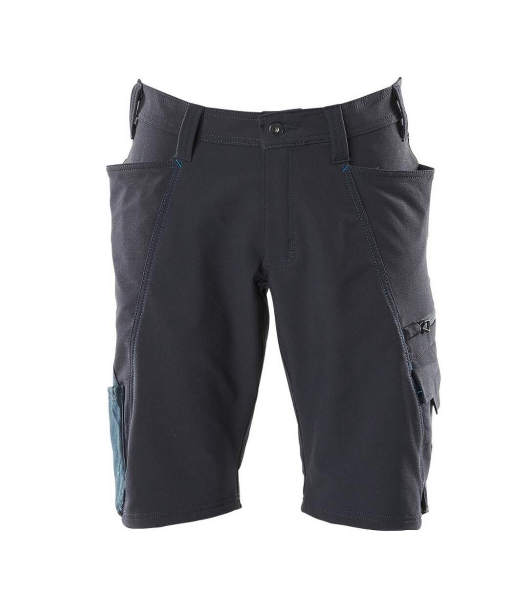 Short De Travail Accelerate Homme Bleu Marine Foncé Mascot-1