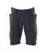 Short De Travail Accelerate Homme Bleu Marine Foncé Mascot-1