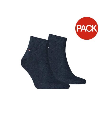 Socquettes Motif/style Logo Brodé Homme Bleu Denim Tommy Hilfiger