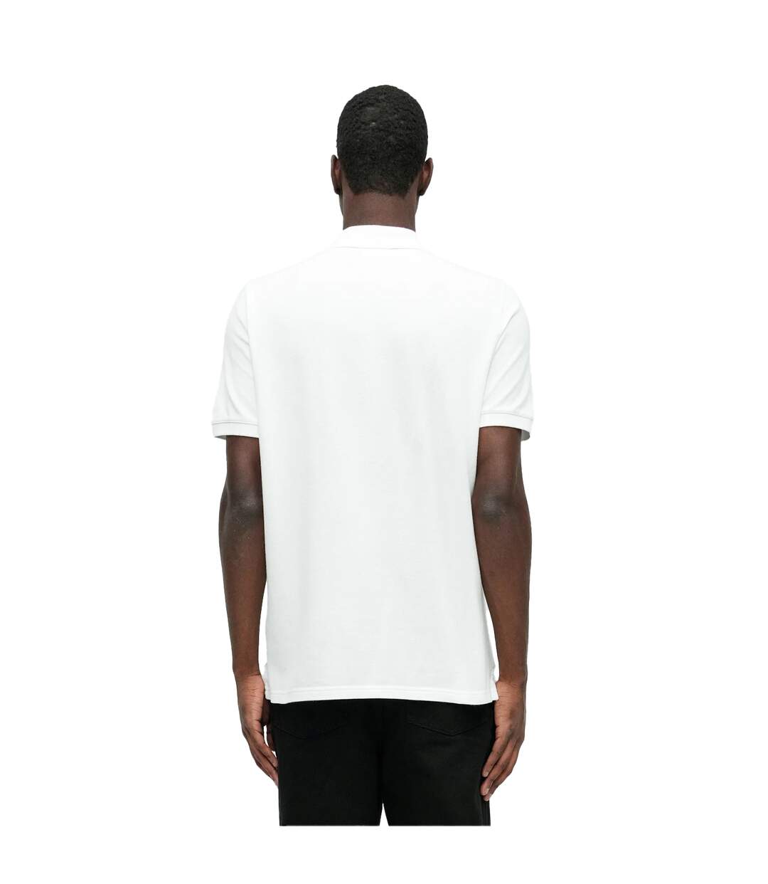 Polo Manches Courtes Motif/style Renard Homme Blanc Maison Kitsuné-3