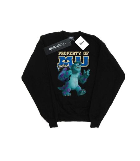 Disney Womens/Ladies Monsters University Property Of MU Sulley Sweatshirt (Noir) - UTBI29562