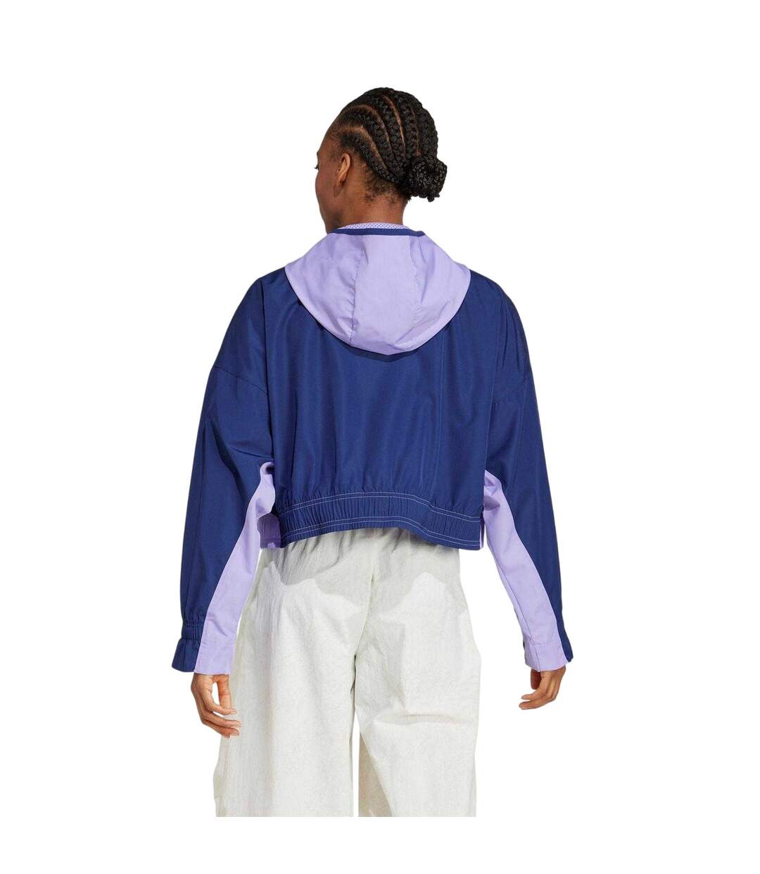 Womens/ladies Arsenal Fc Windbreaker Light Purple Adidas-3