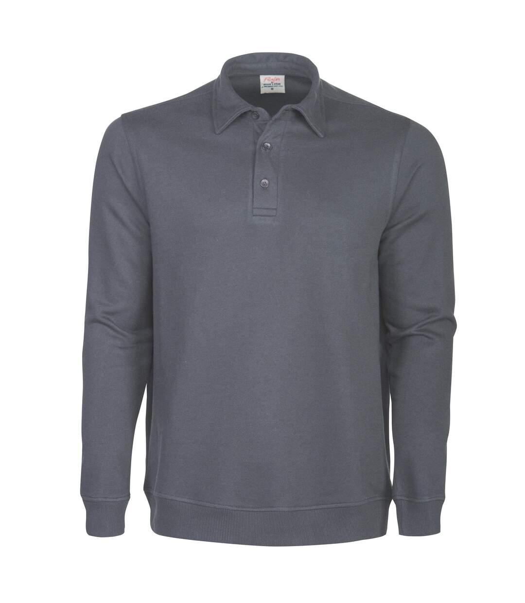 Polo Homerun Adulte Gris Acier Printer-1