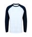 Skinni Fit - T-shirt - Homme (Blanc / Bleu marine Oxford) - UTPC5704
