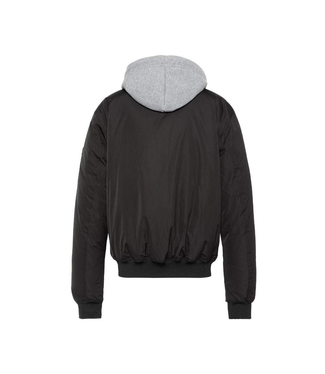Blouson noir schott pastron amovible-2