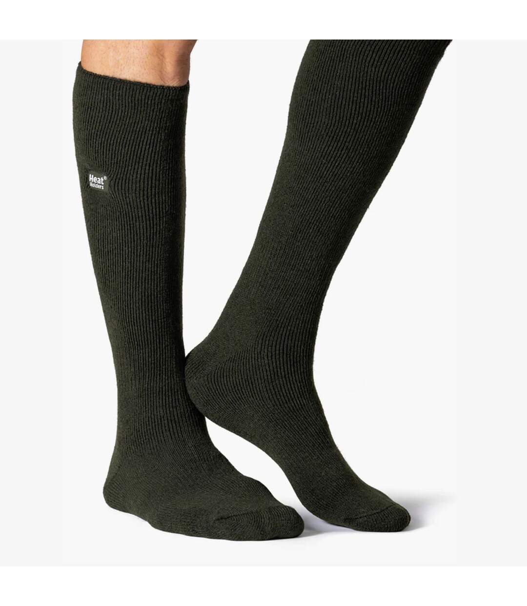 Mens Plain Thin Lightweight Knee High Thermal Socks-5