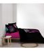 Parure de Lit 3 Pièces Porte-Bonheur 240x220cm Noir-2
