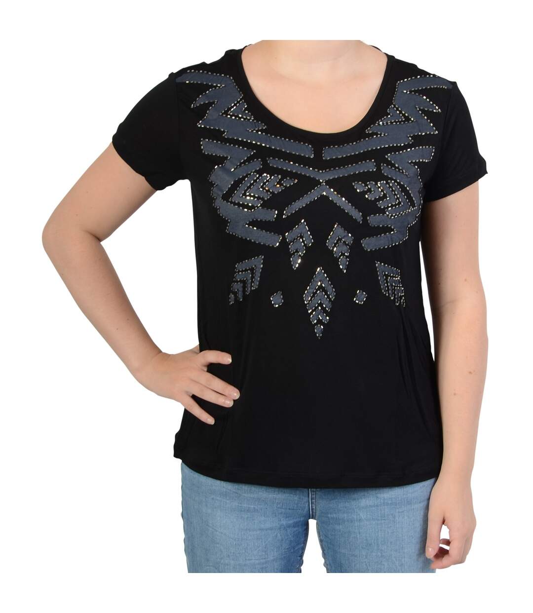 Tee Shirt Kaporal Taja Black-1