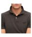 Polo gris foncé homme superdry vint destroy-2