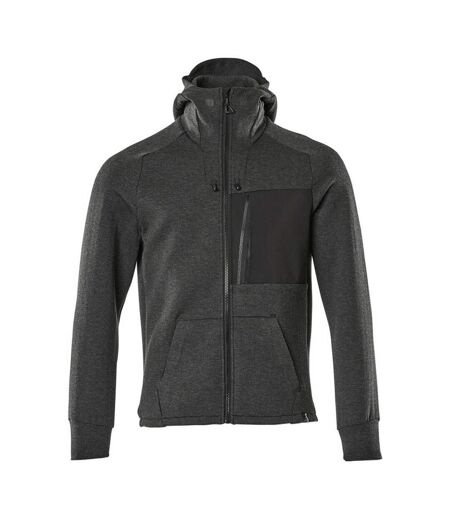 Mens Advanced Full Zip Hoodie Black Mascot