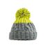 Bonnet Apres Adulte Gris Clair Blanc Cassé Beechfield-2