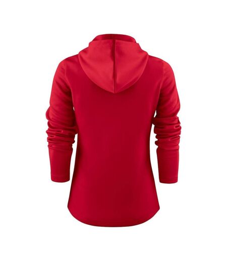 Womens/ladies Layback Hoodie Red Printer RED