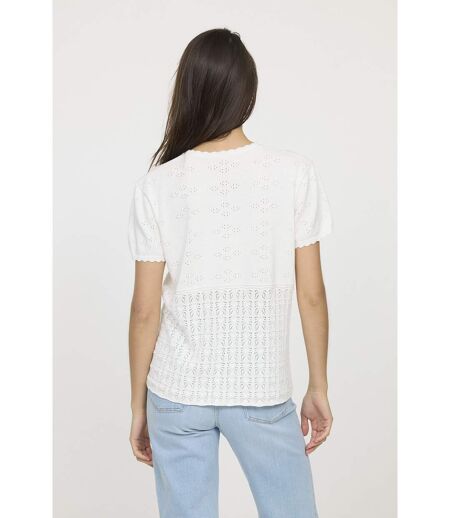 Maille manches courtes coton comfort AMINIA