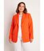 Veste blazer coupe droite maille unie-1