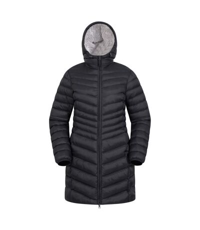 Mountain Warehouse Womens/Ladies Florence Faux Fur Lined Padded Jacket (Black) - UTMW2158