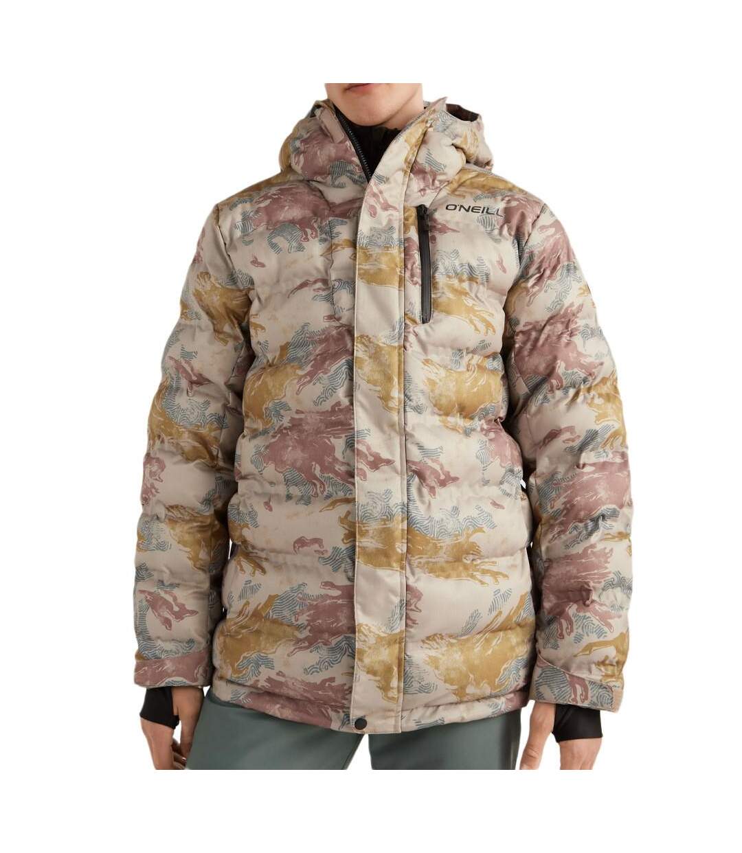 Manteau de ski écru/marron homme o'neill mountain - l-1