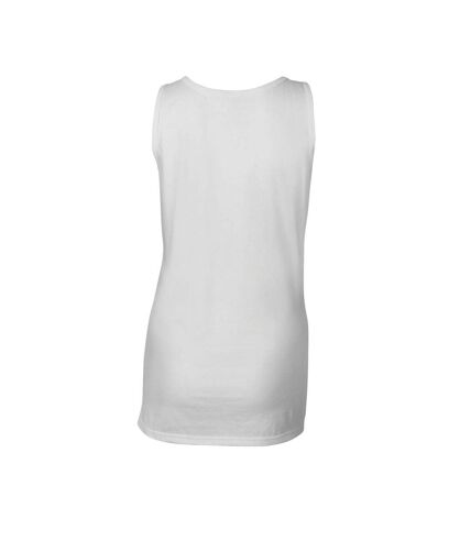 Gildan Womens/Ladies Softstyle Ringspun Cotton Tank Top (White) - UTPC5997
