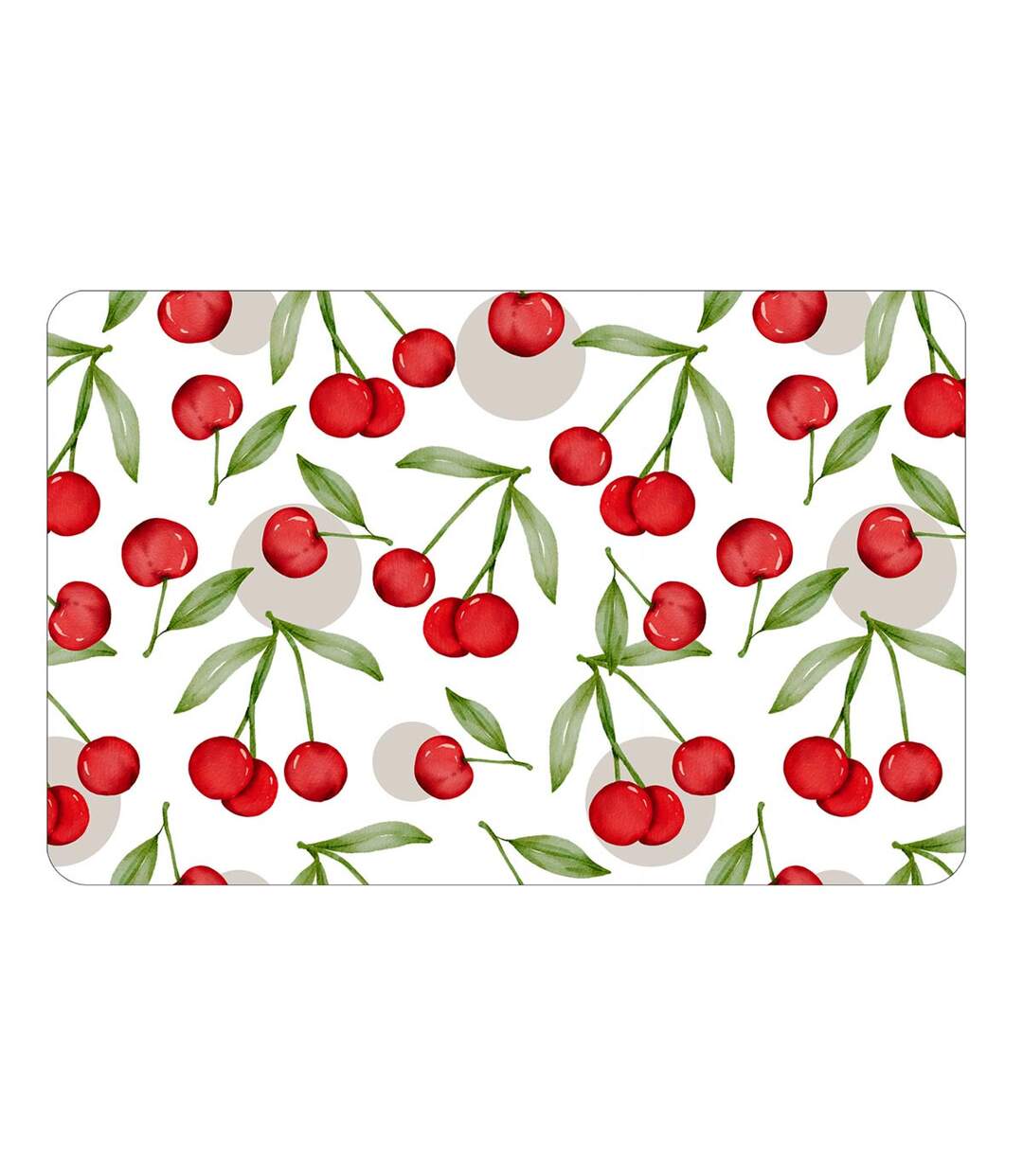 Set de Table Imprimé Cerisette 28x44cm Rubis-1