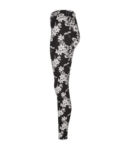 Legging Motif/style Imprimé Léopard Femme Noir Urban Classics