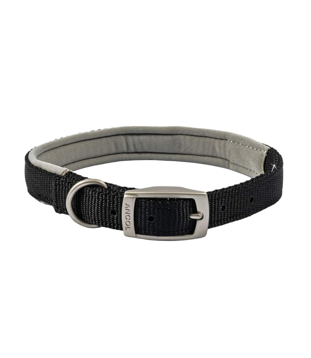 Viva padded dog collar 7 neckline: 50cm-59cm black Ancol-1