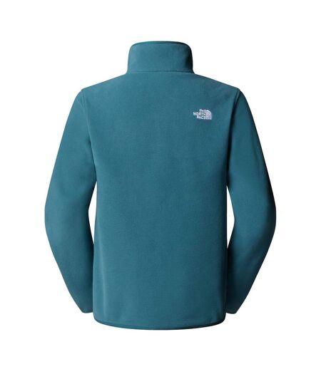 Womens/ladies Glacier Logo Quarter Zip Fleece Top Space The North Face
