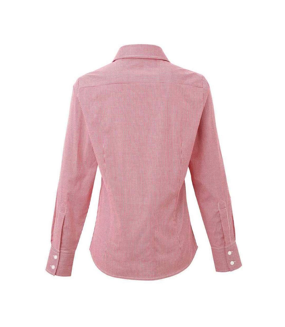 Chemisier Femme Rouge Blanc Premier-2
