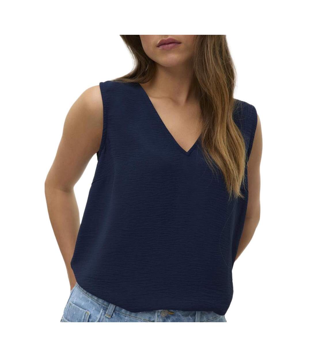 Top marine femme vero moda malva-1