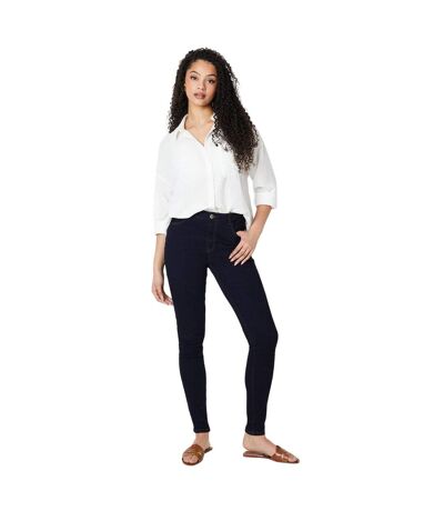 Womens/ladies Comfort Stretch Tall Skinny Jeans Indigo Dorothy Perkins