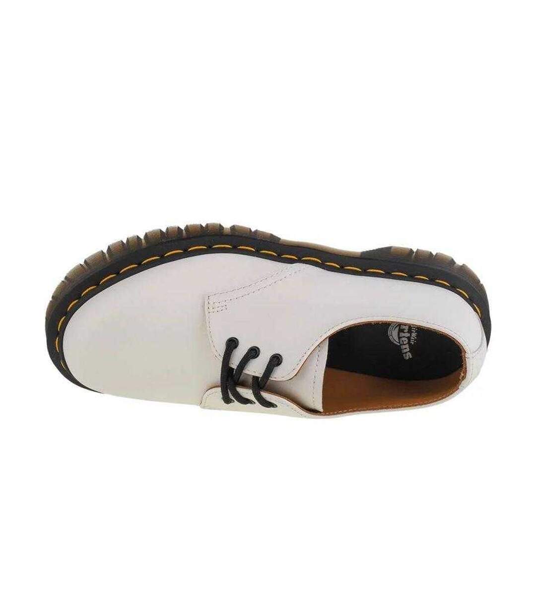 Womens/ladies Leather Shoes White Dr Martens-4