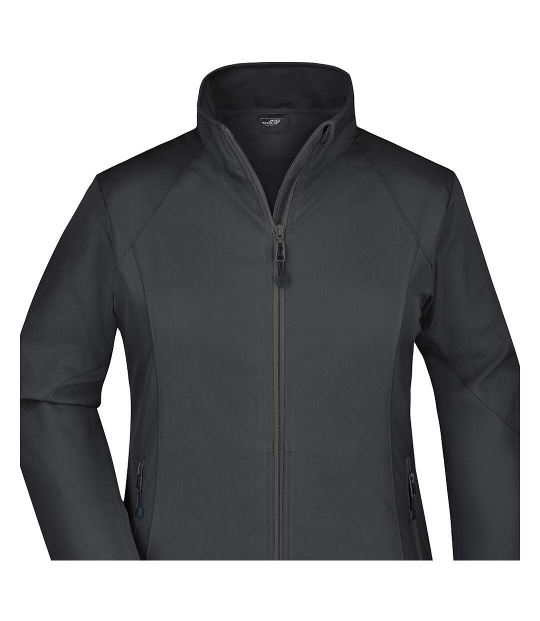 Veste Softshell Femme Noir James And Nicholson-2