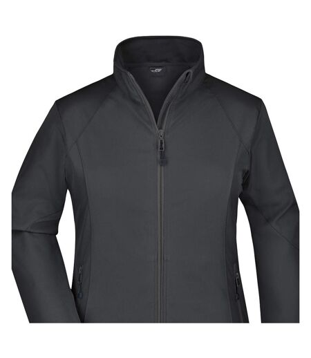 Veste Softshell Femme Noir James And Nicholson