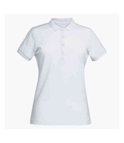 Brook Taverner Womens/Ladies Arlington Cotton Polo Shirt (White) - UTPC5221