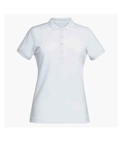 Brook Taverner Womens/Ladies Arlington Cotton Polo Shirt (White)